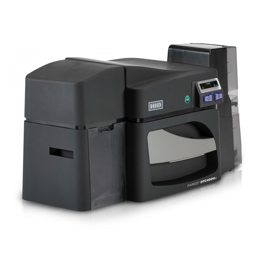 HID® FARGO® DTC4500e Dual Sided ID Card Printer Universal Smart Cards